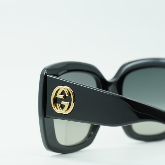 Gucci GG0141SN 001 Square Sunglasses - Black\\Grey Gradient main image 7